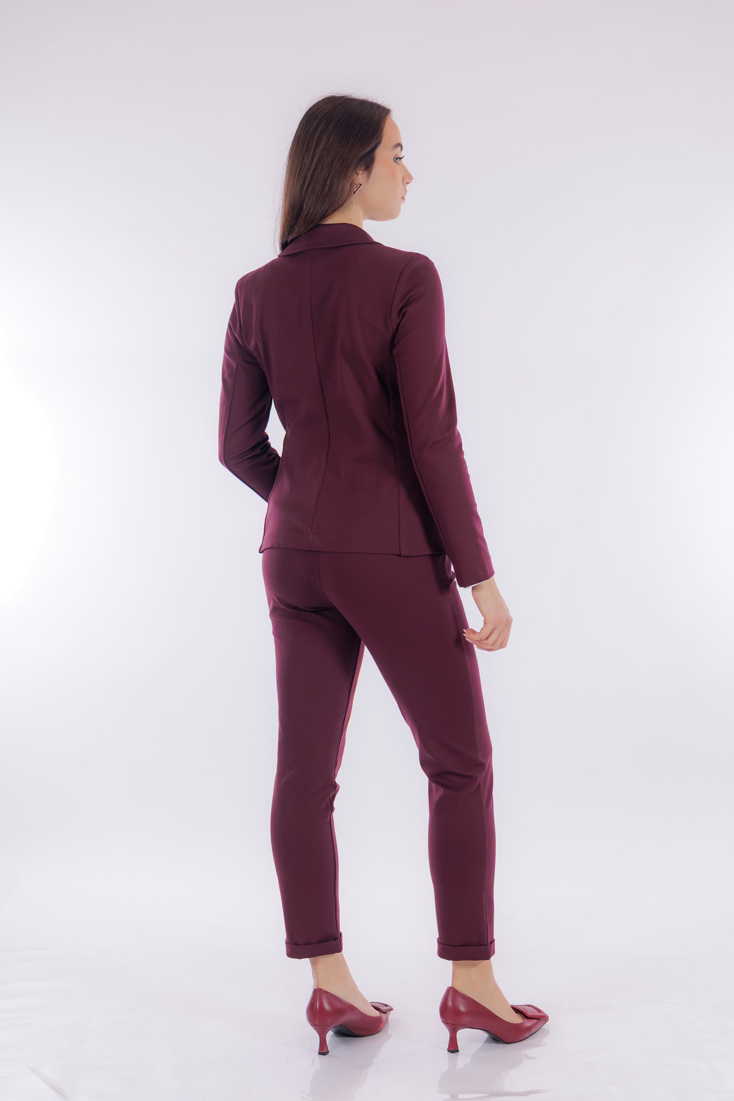 Pantalone stretto punto milano