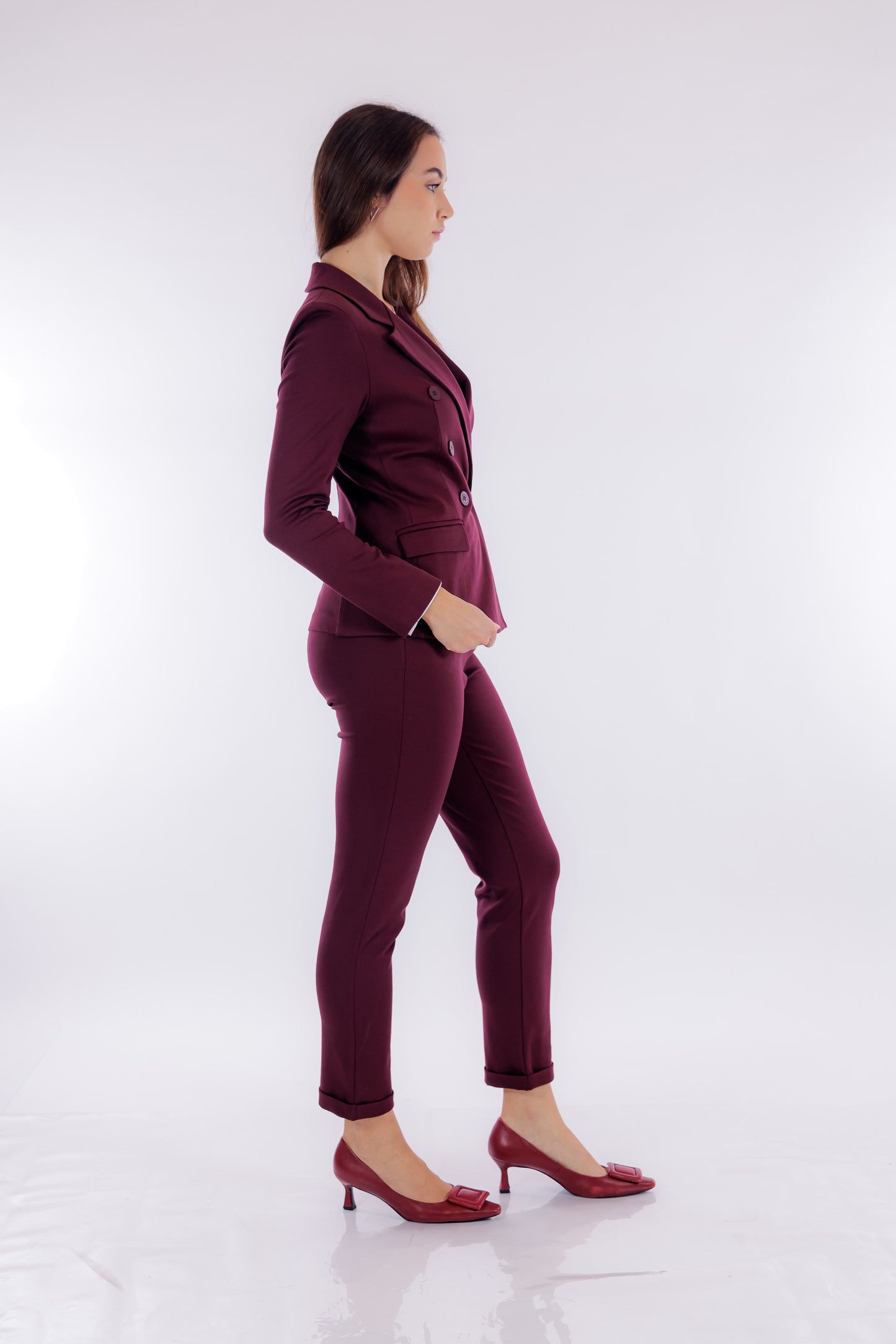 Pantalone stretto punto milano