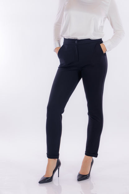 Pantalone stretto punto milano