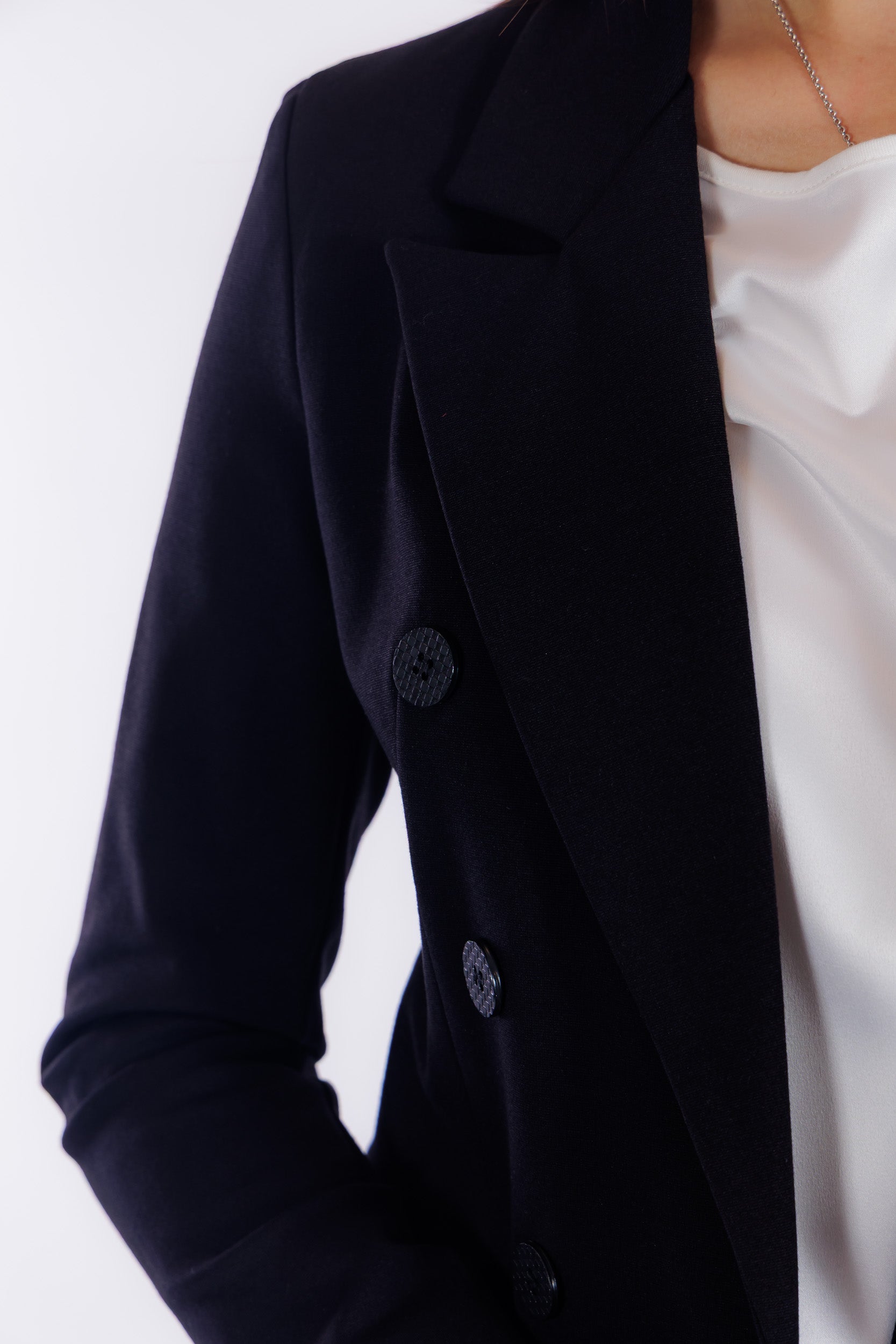 Giacca doppiopetto punto milano