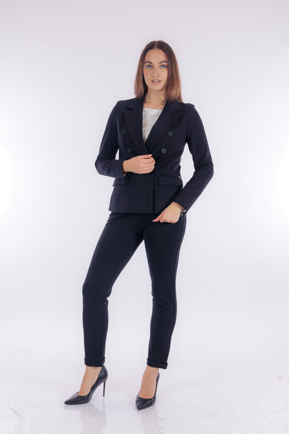 Pantalone stretto punto milano