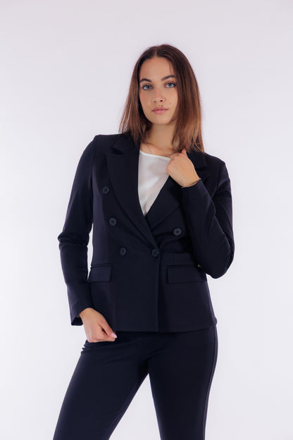 Giacca doppiopetto punto milano