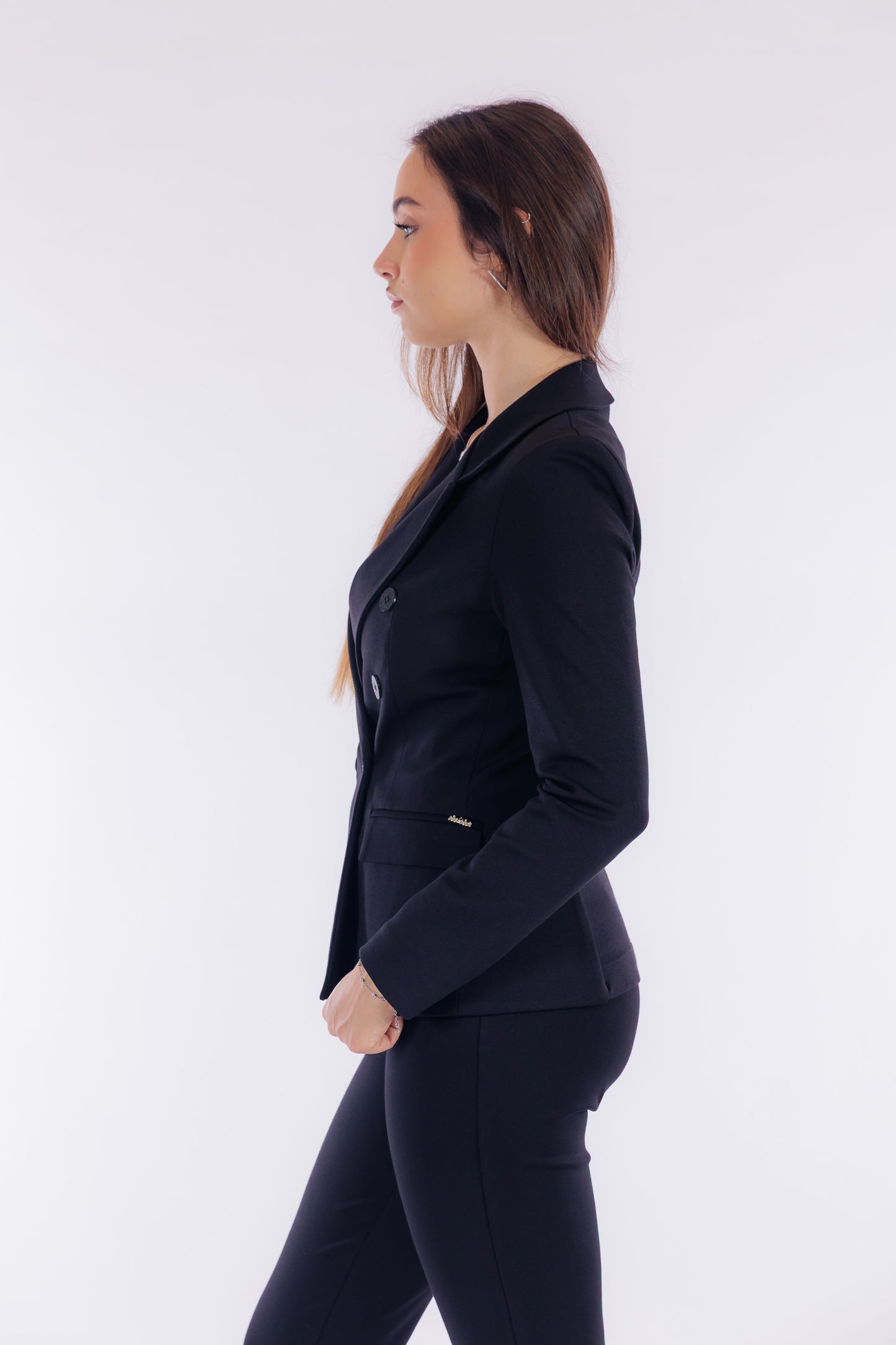 Giacca doppiopetto punto milano