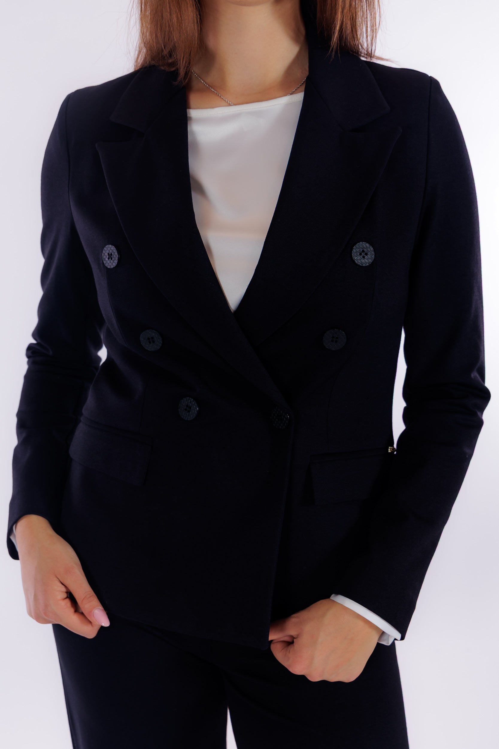 Giacca doppiopetto punto milano