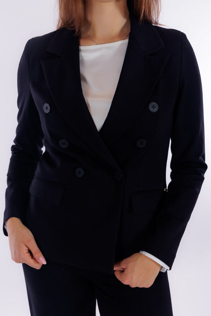 Giacca doppiopetto punto milano