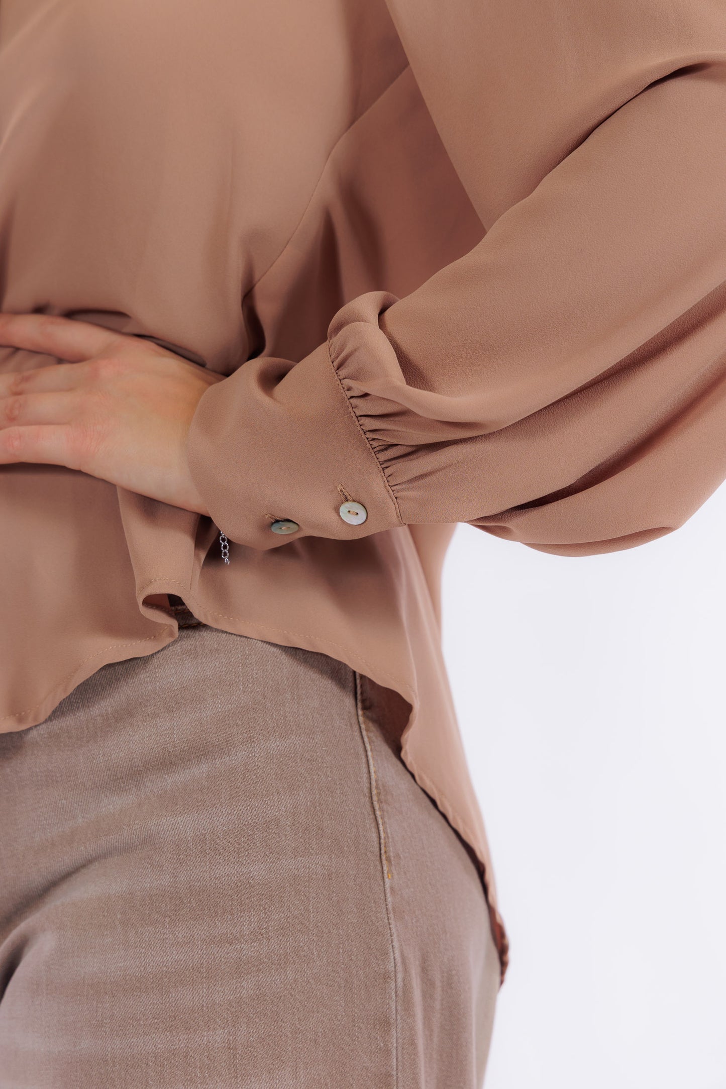 Camicia maniche sbuffo