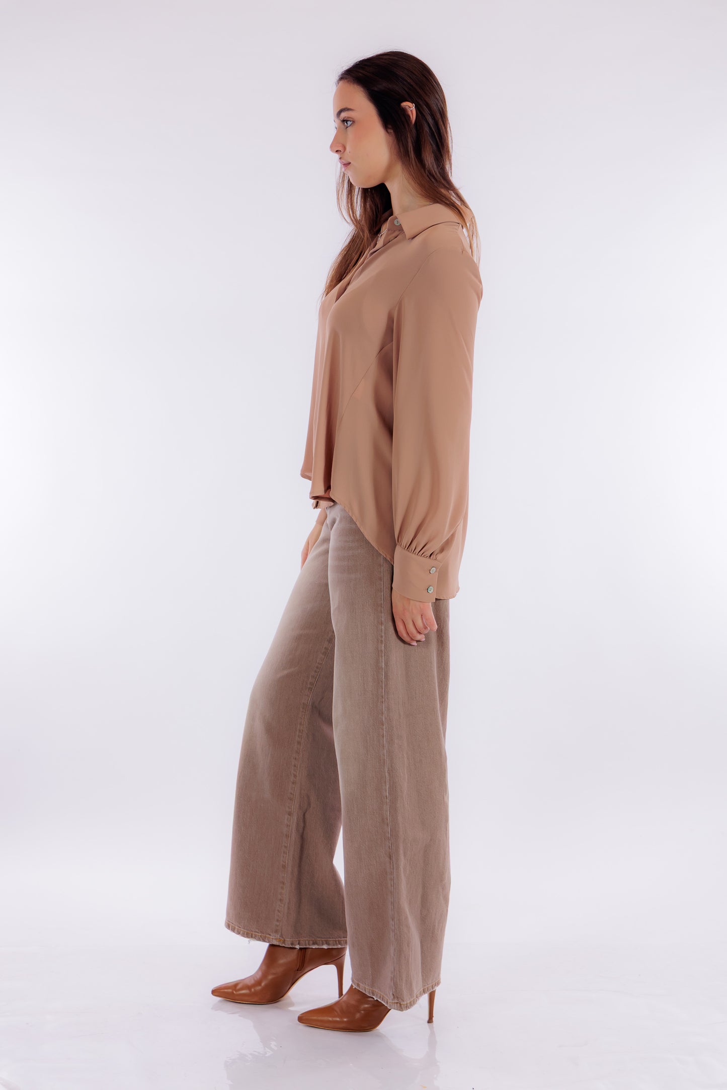 Camicia maniche sbuffo