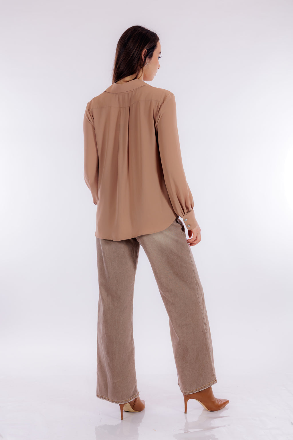 Camicia maniche sbuffo