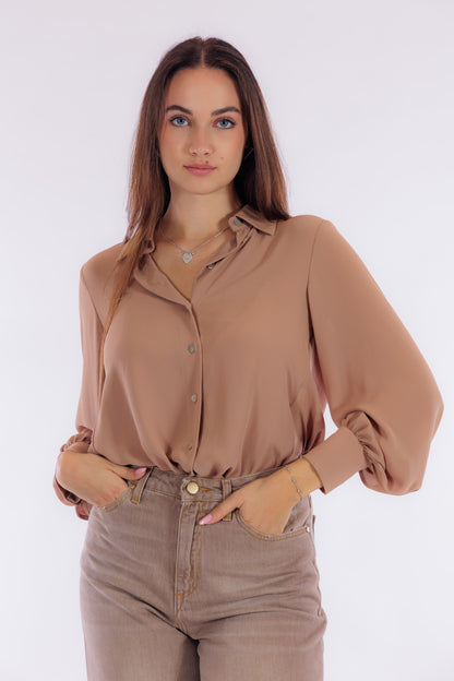 Camicia maniche sbuffo