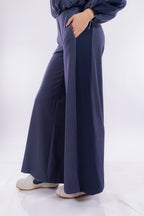 Completo bomber pantalone palazzo