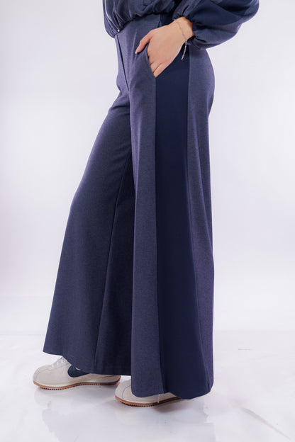 Completo bomber pantalone palazzo