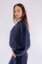 Completo bomber pantalone palazzo