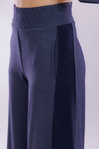 Completo bomber pantalone palazzo