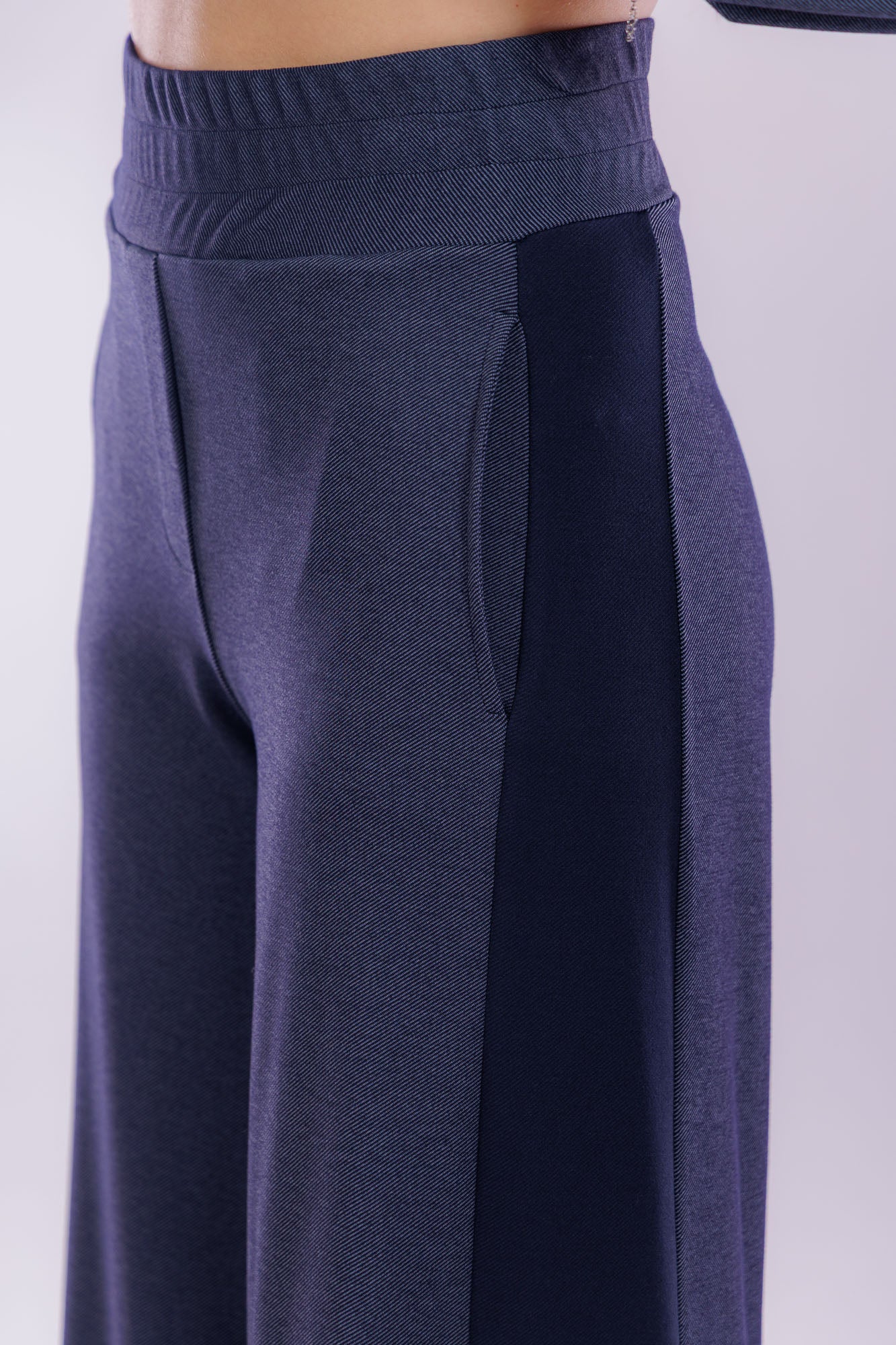 Completo bomber pantalone palazzo