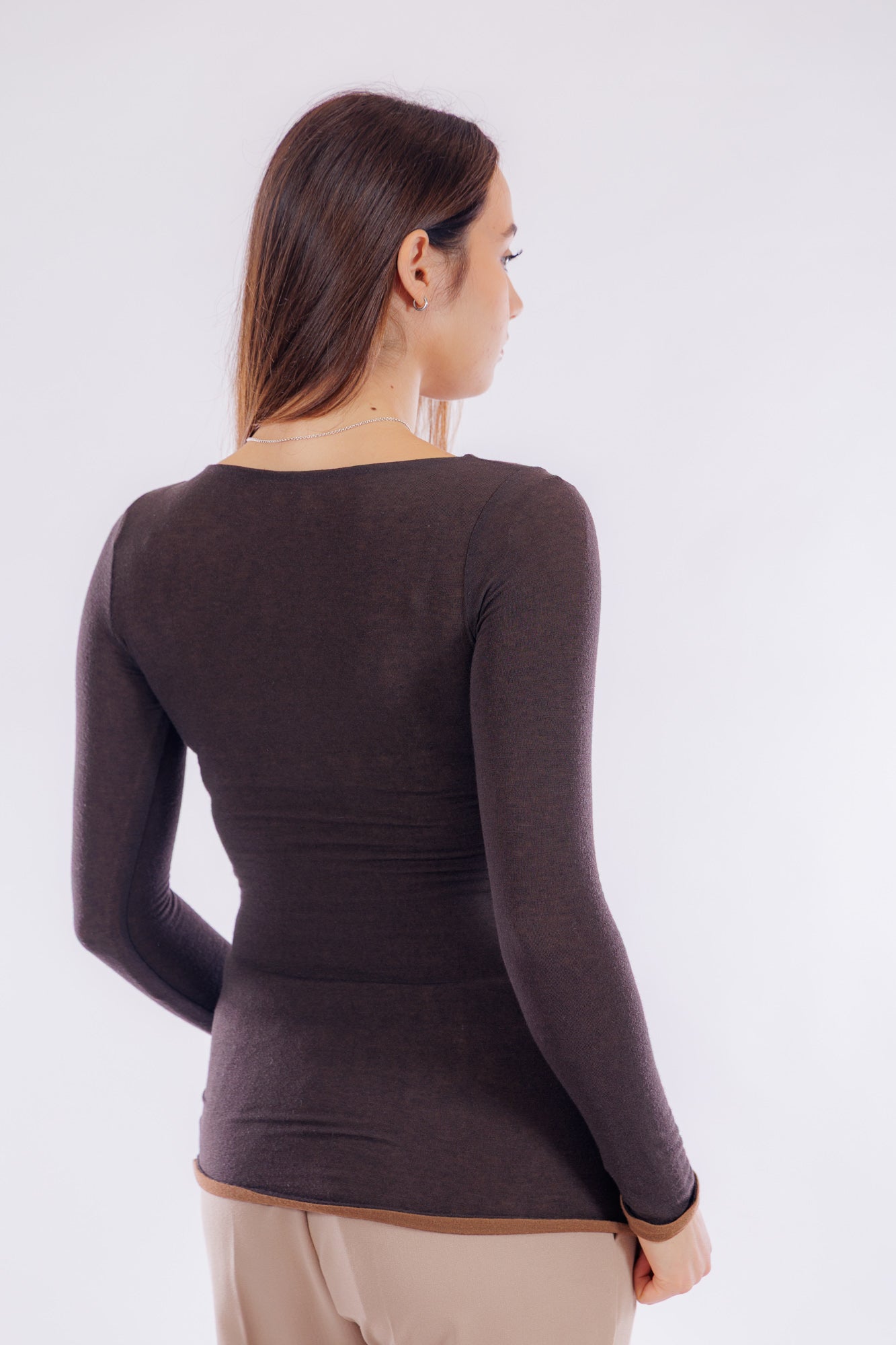 Maglia double m. cashmere