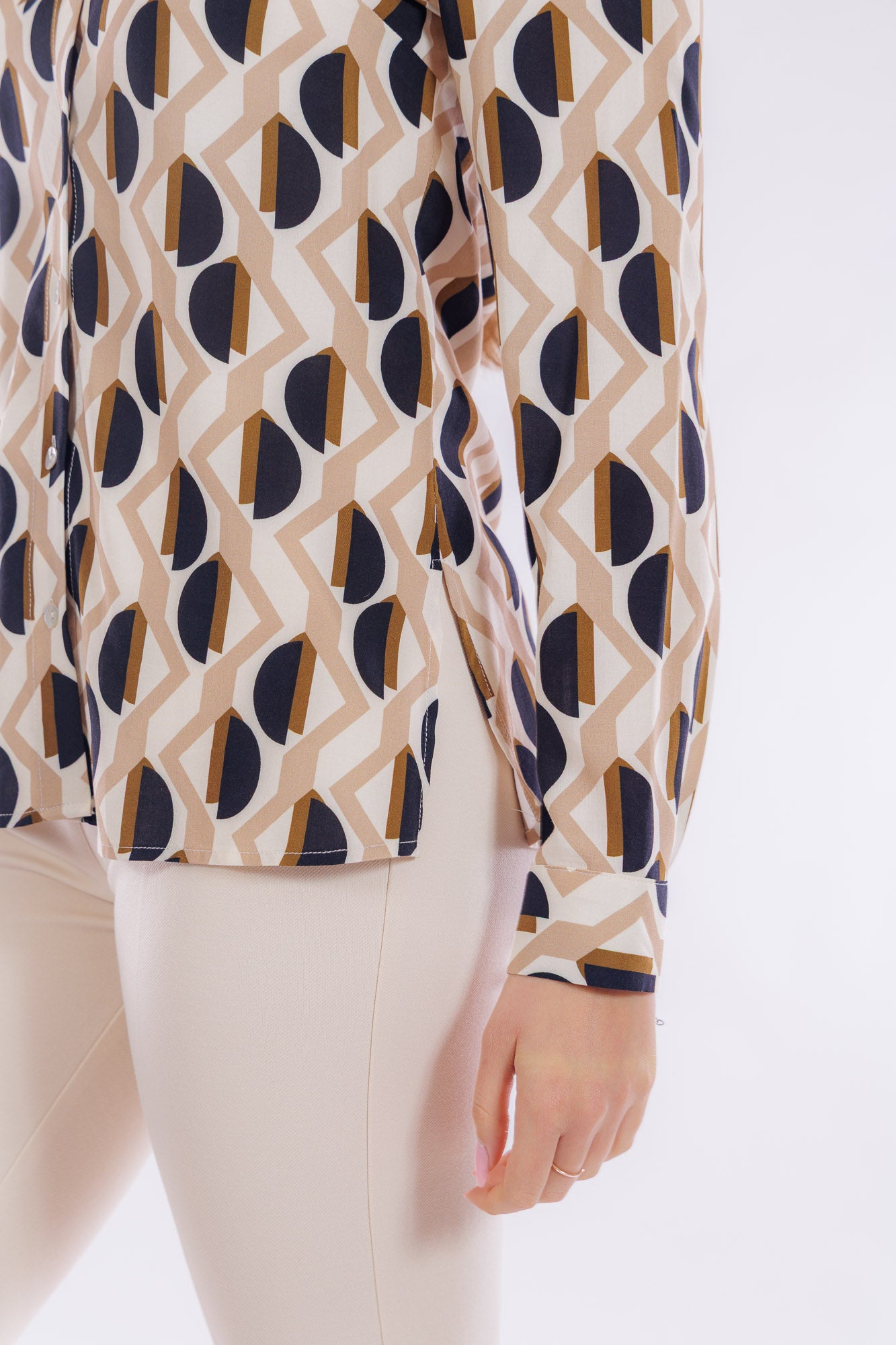 Camicia fantasia geometrica