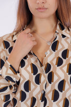 Camicia fantasia geometrica