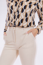 Pantalone chino risvolto