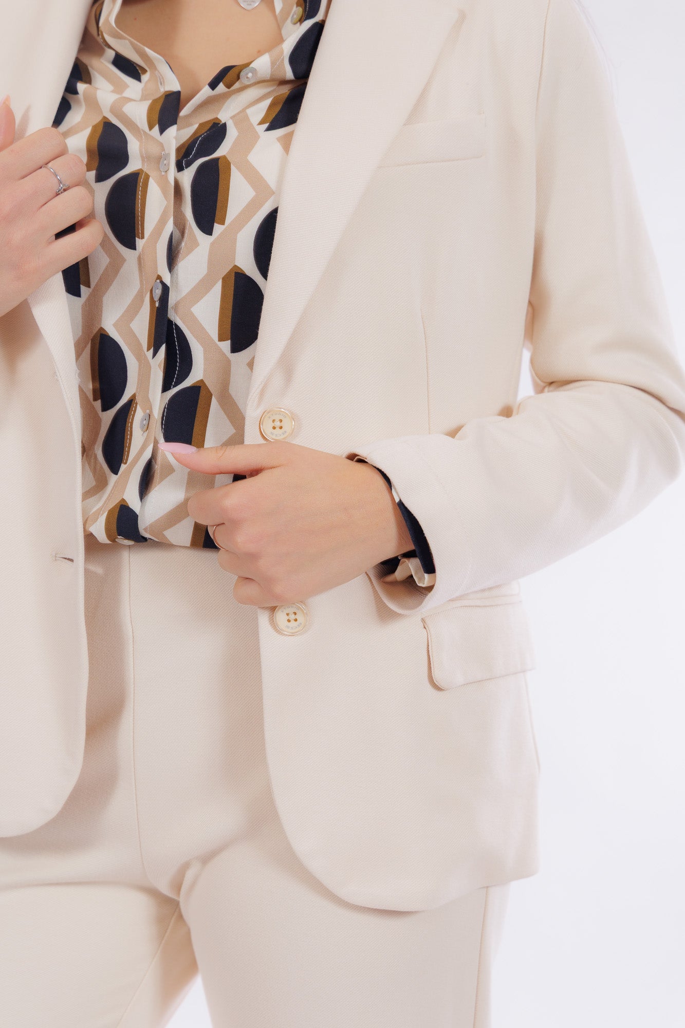 Camicia fantasia geometrica