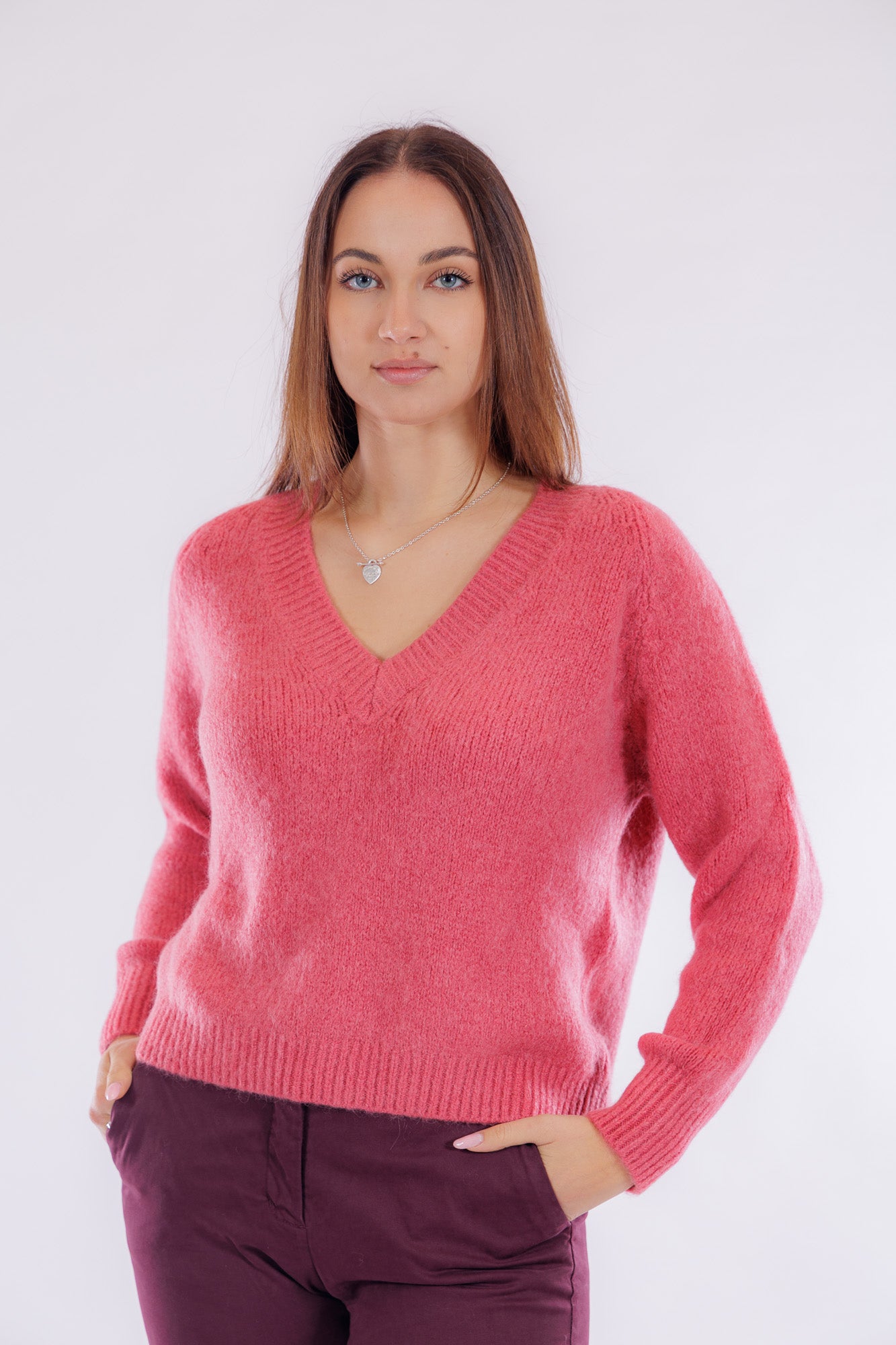 Pullover m. alpaca