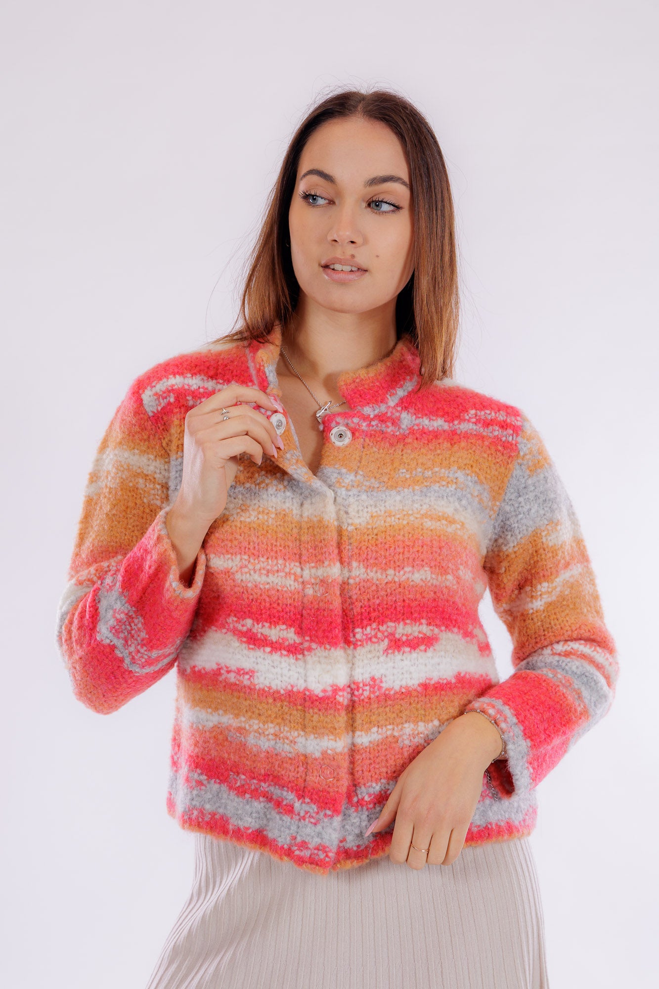 Giacca coreana jacquard