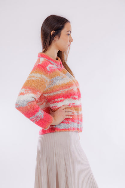 Giacca coreana jacquard