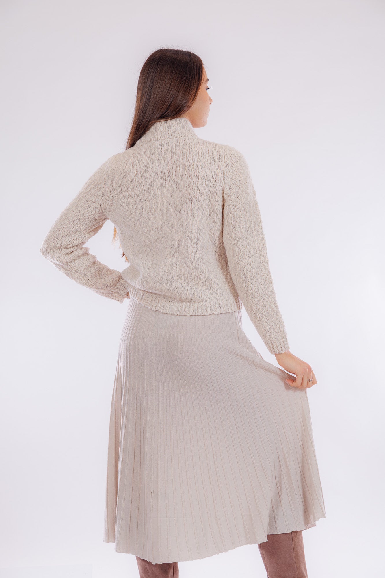 Giacca merinos bouclè