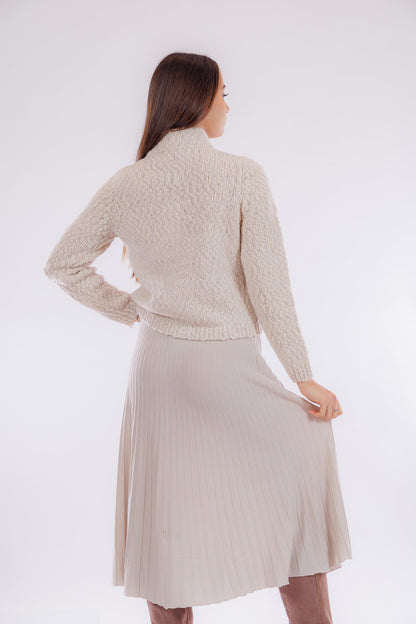 Giacca merinos bouclè