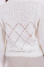 Maglia punzonata a rombi