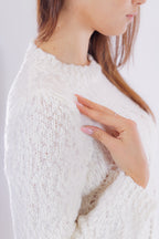 Maglia punzonata a rombi