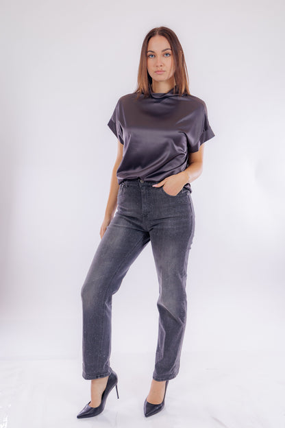 Jeans regular glitter