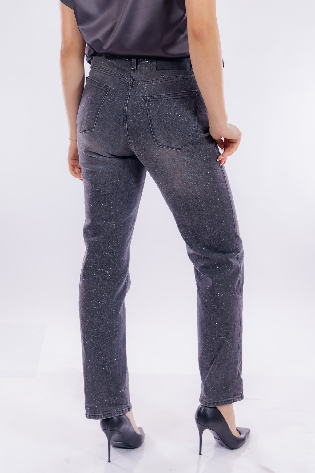 Jeans regular glitter