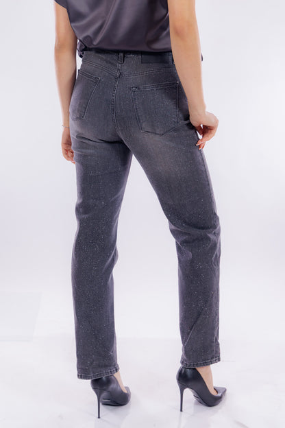 Jeans regular glitter