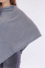Poncho m. cashmere