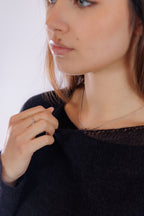 Maglia maniche trasparenti