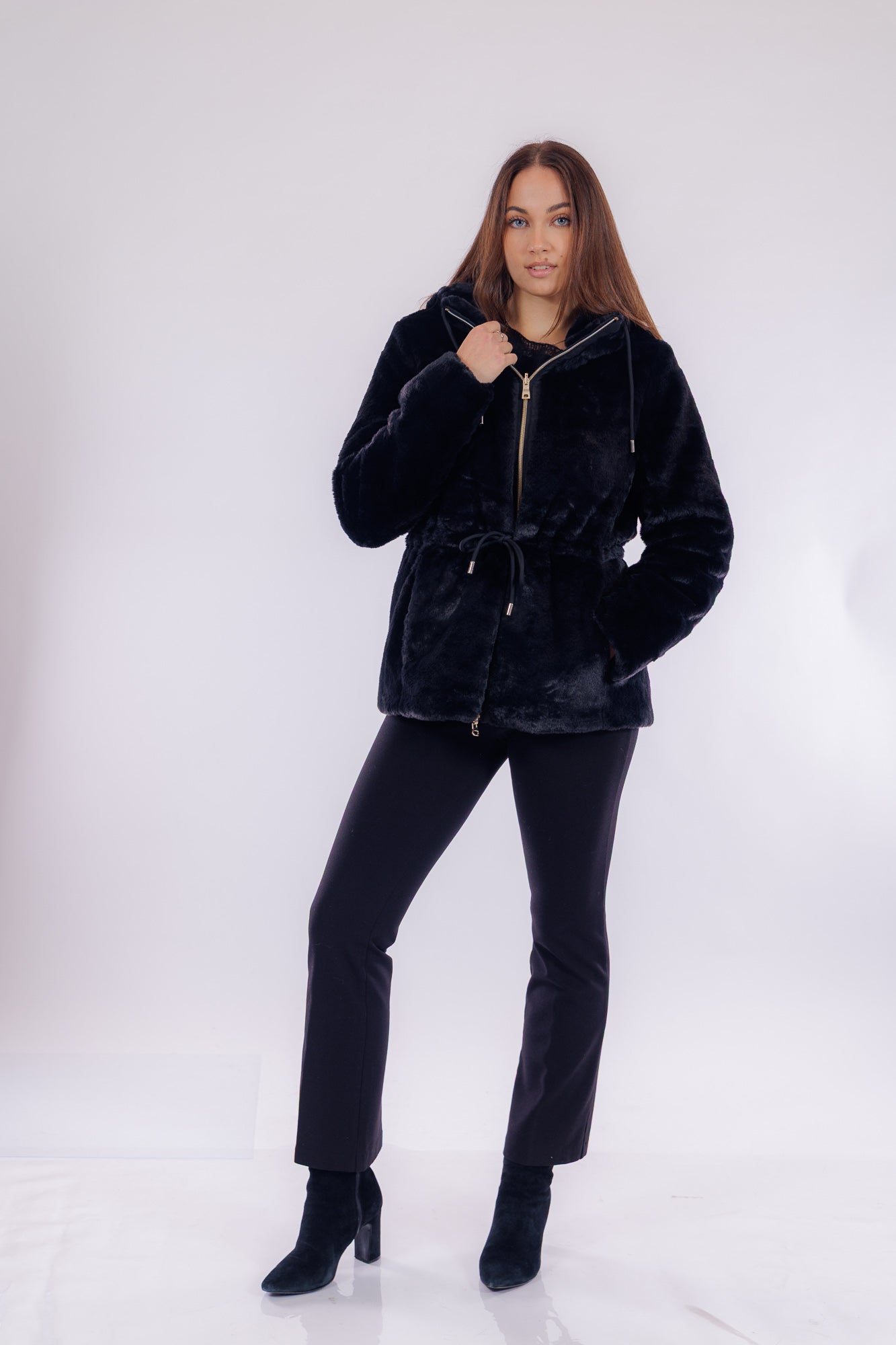 Eco pelliccia doulbe face