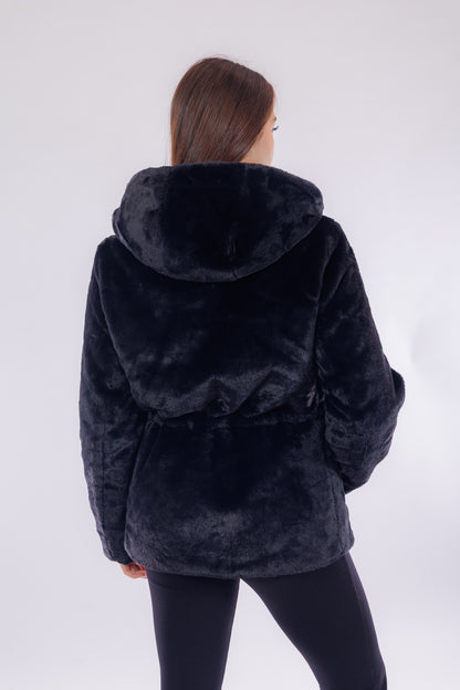 Eco pelliccia doulbe face