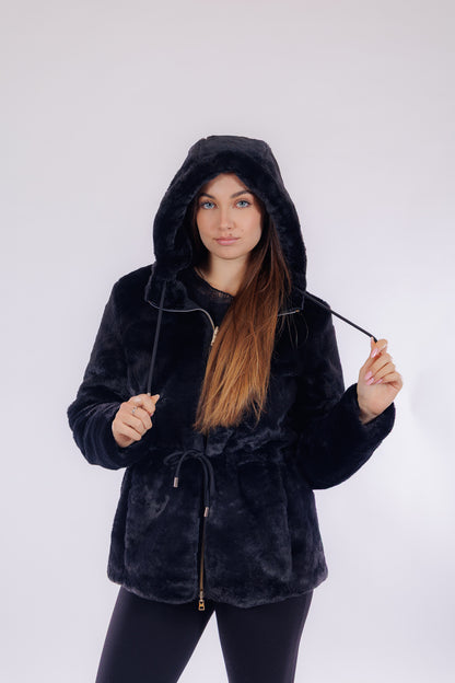 Eco pelliccia doulbe face