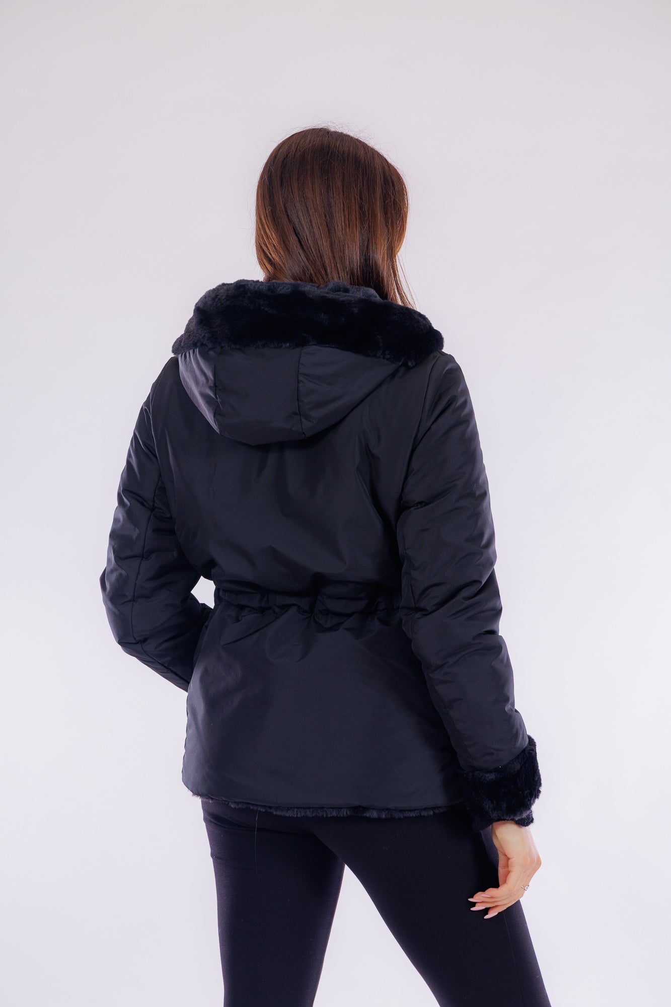 Eco pelliccia doulbe face