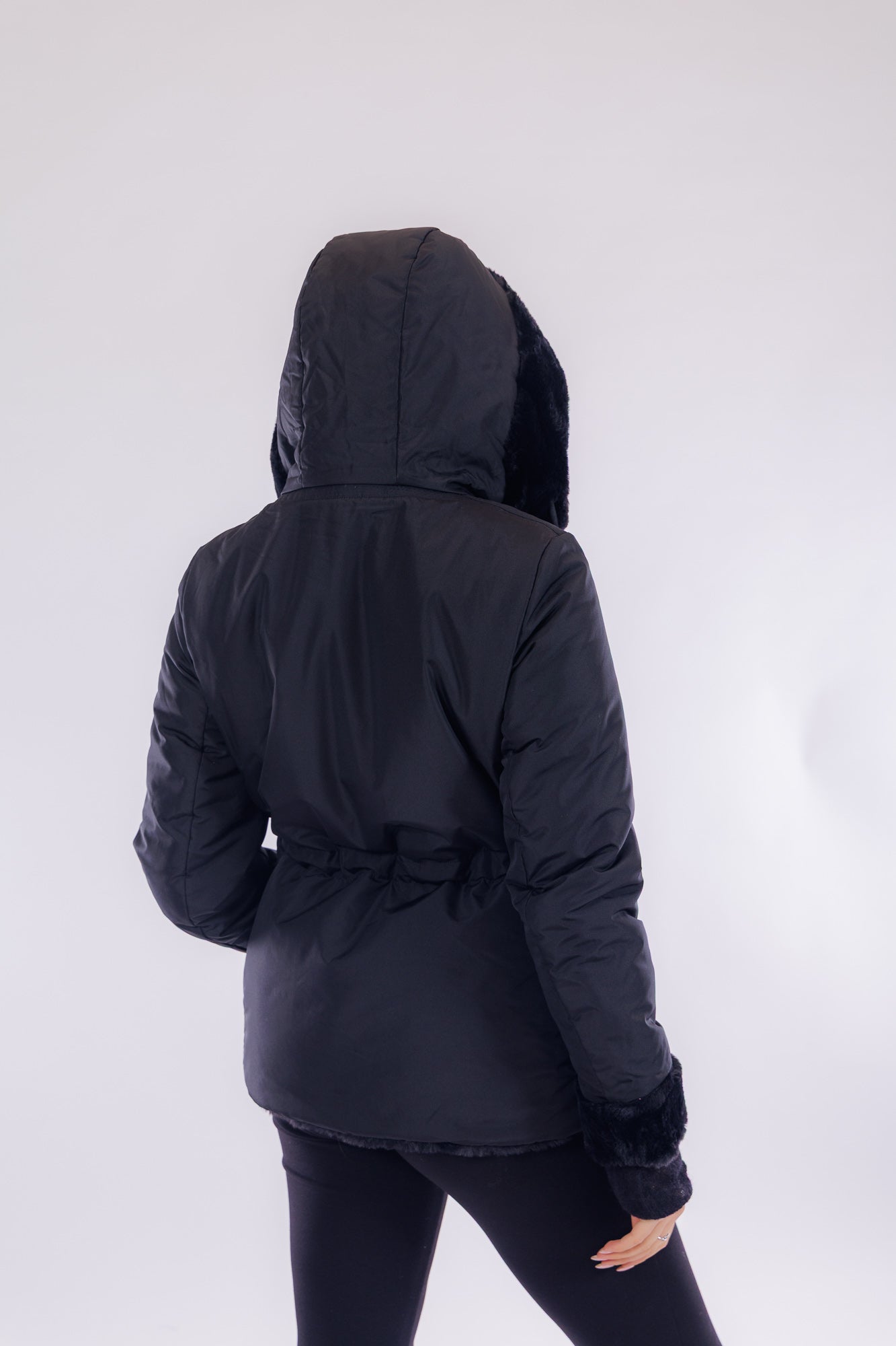 Eco pelliccia doulbe face