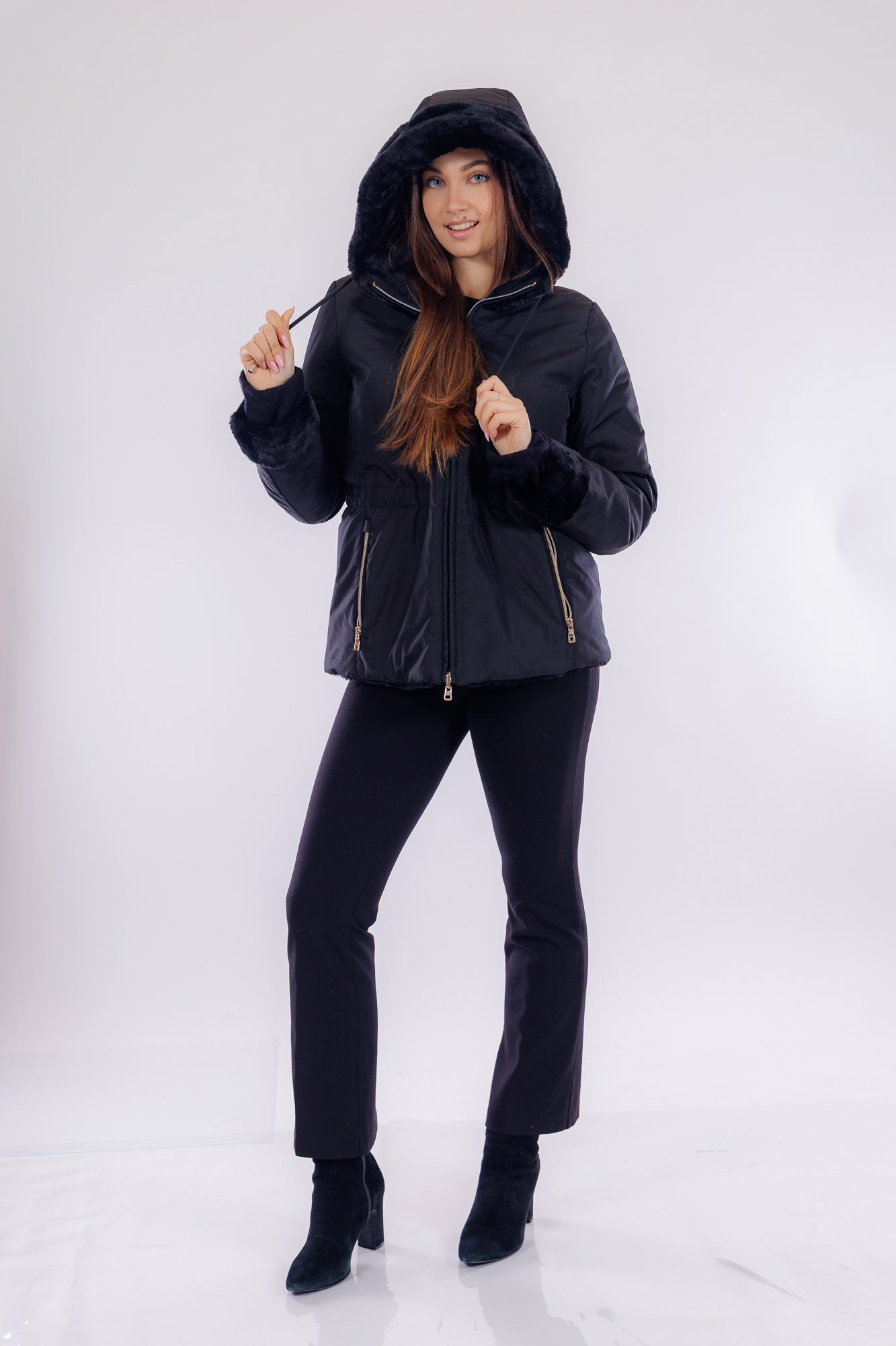 Eco pelliccia doulbe face