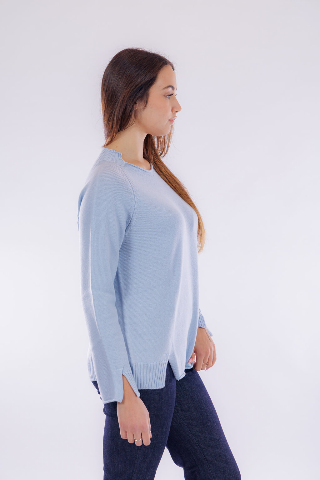 Maglia spacchetti lana merinos