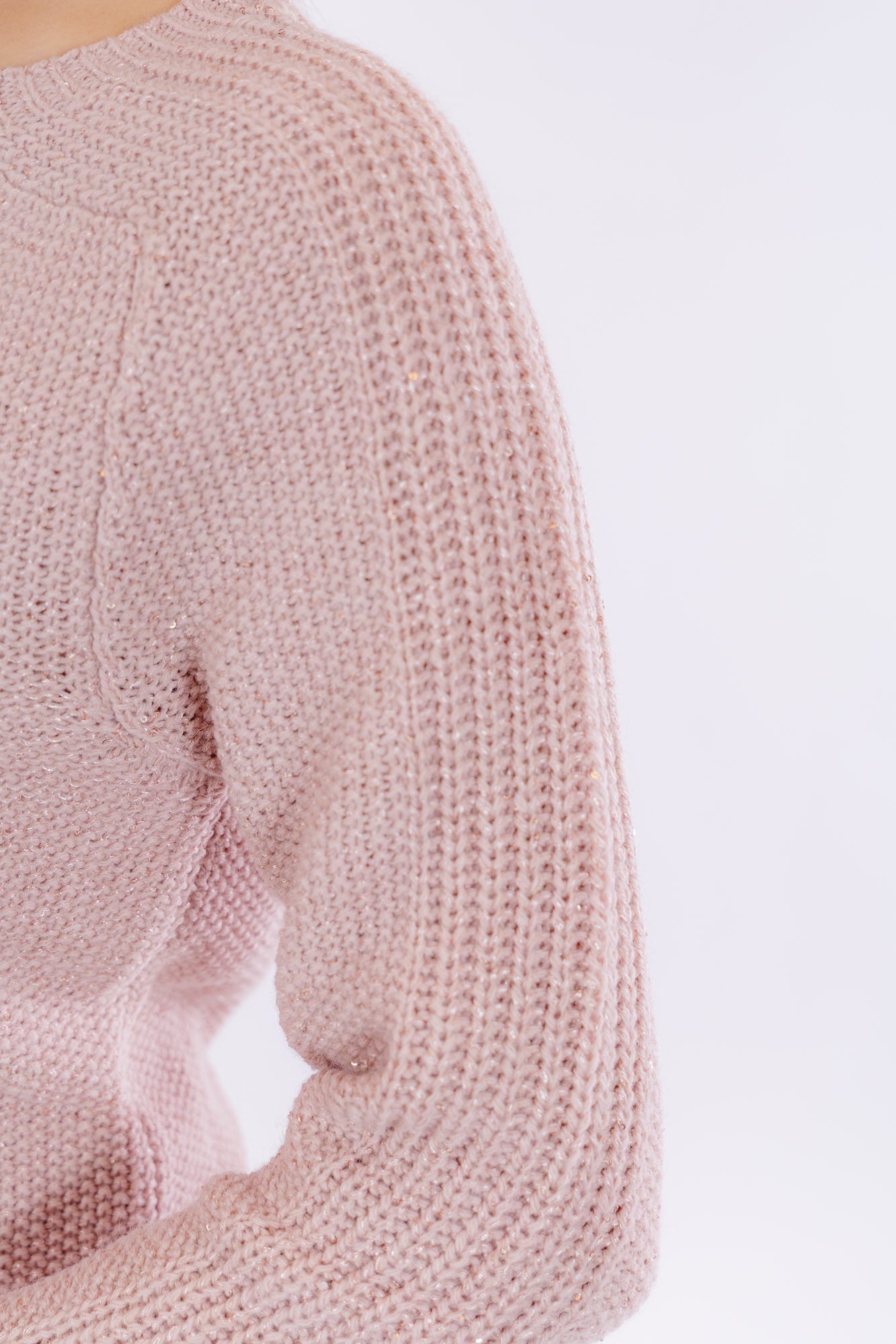 Maglia p.riso micro paillettes