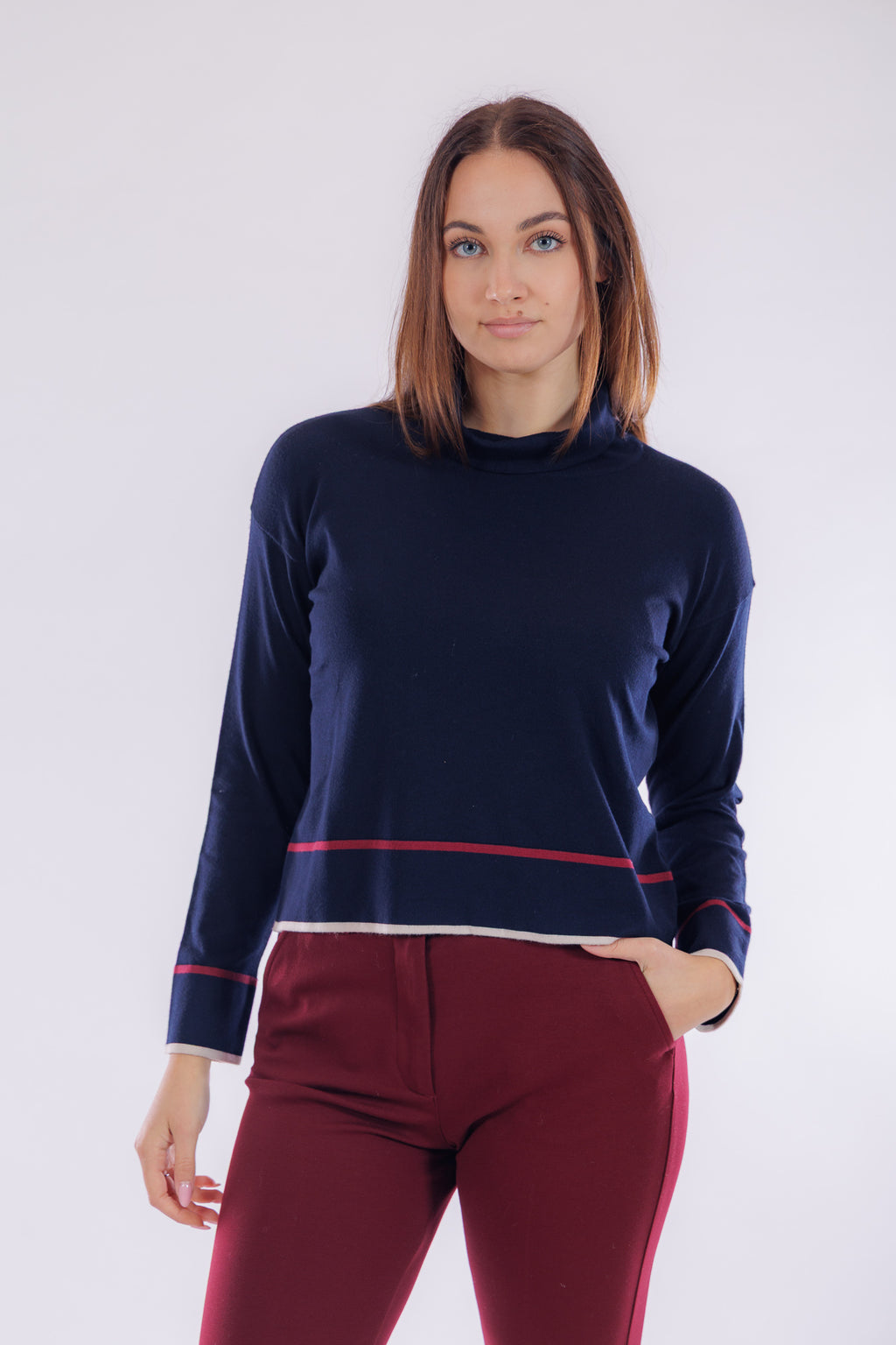 Dolcevita bordi a contrasto