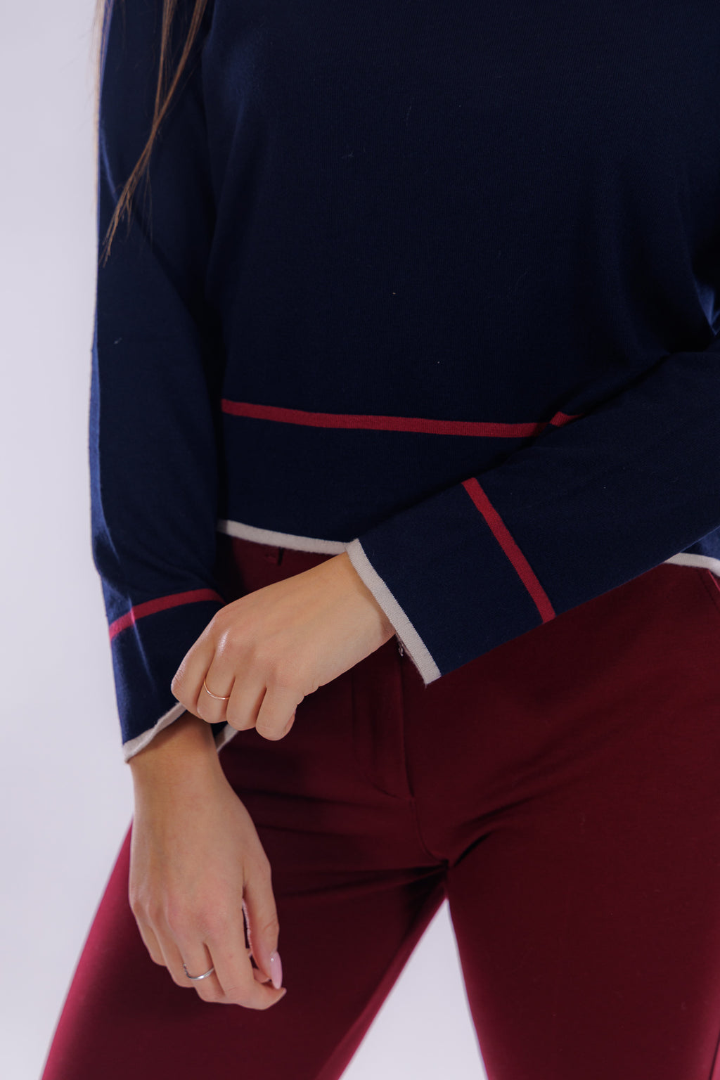 Dolcevita bordi a contrasto