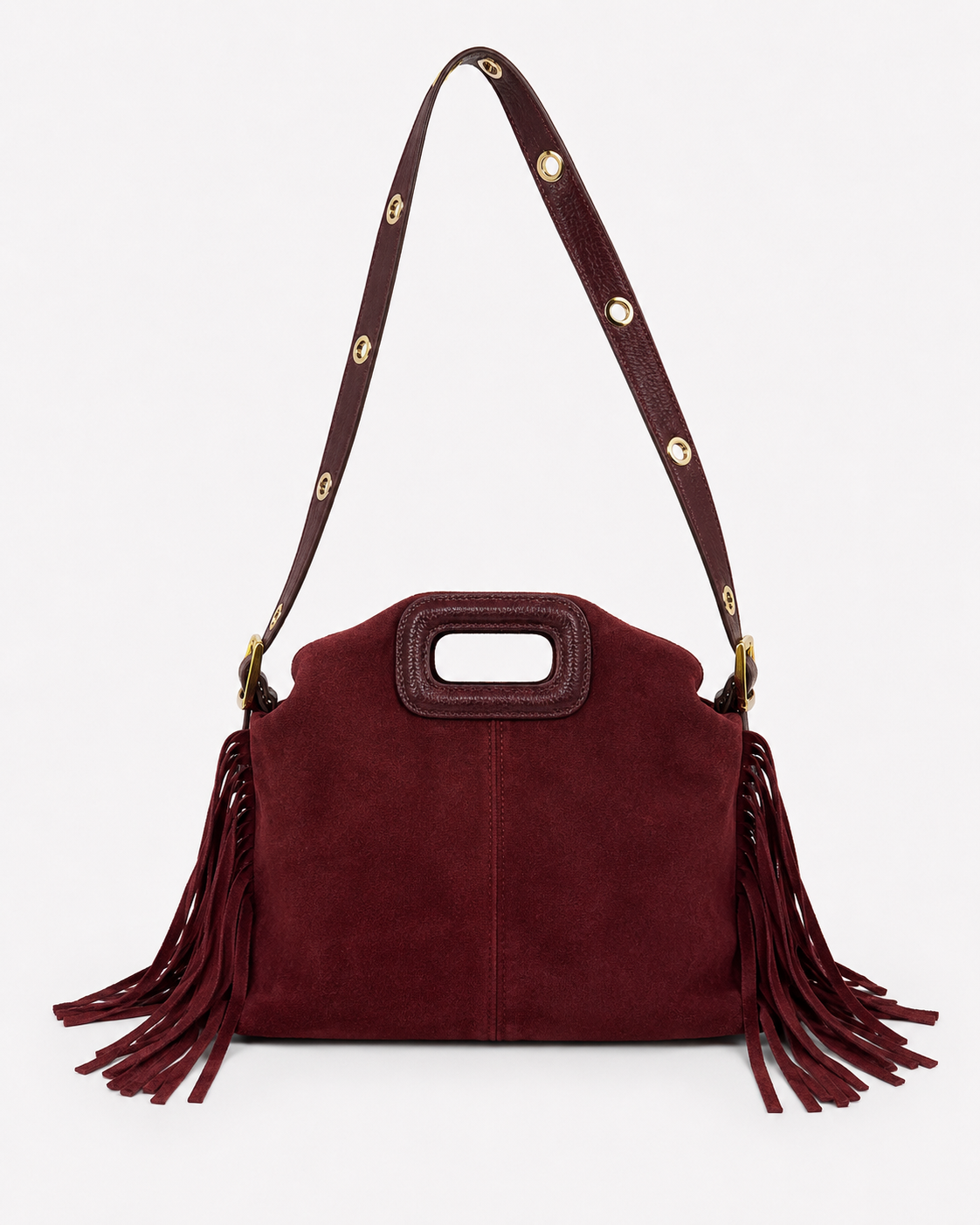 Borsa vera pelle suede