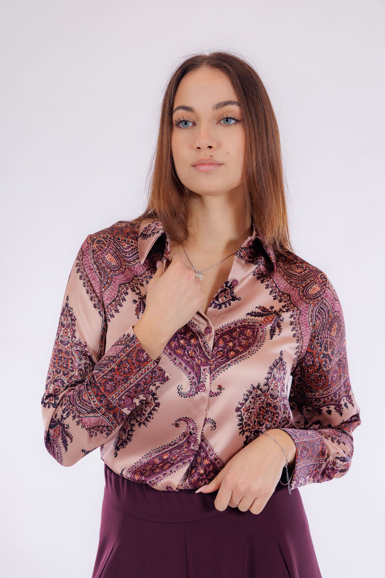 Camicia fantasia cashmere