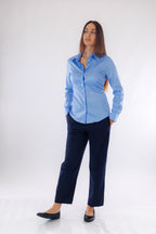 Pantalone sartoriale cropped wide leg
