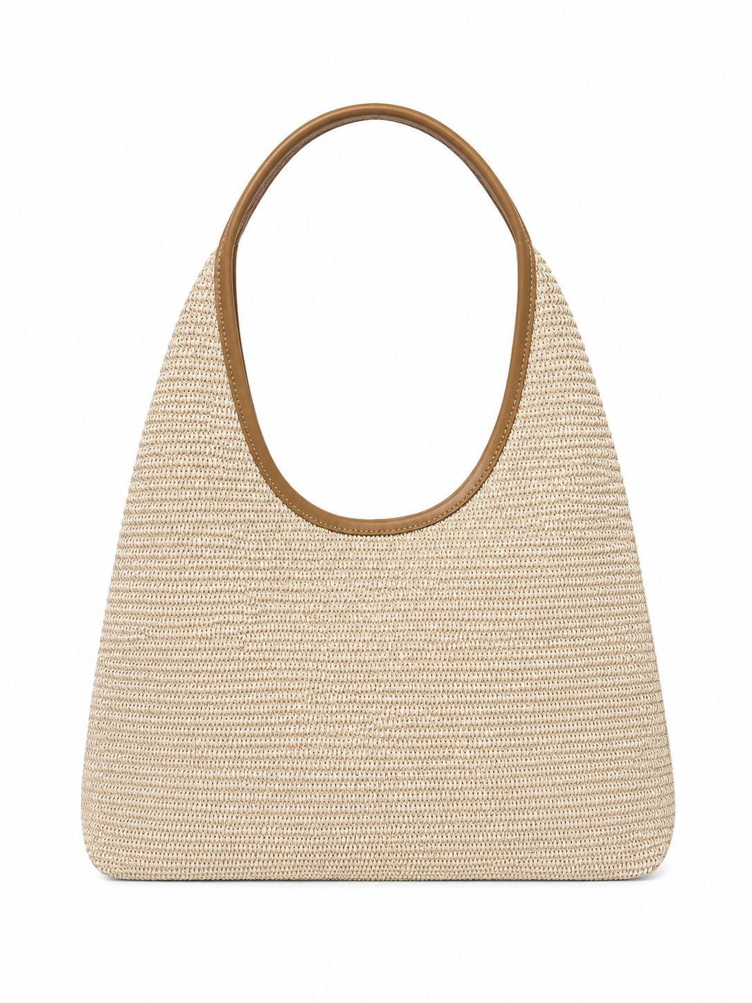 Borsa rafia e pelle