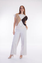 Maxi gilet con manicotti